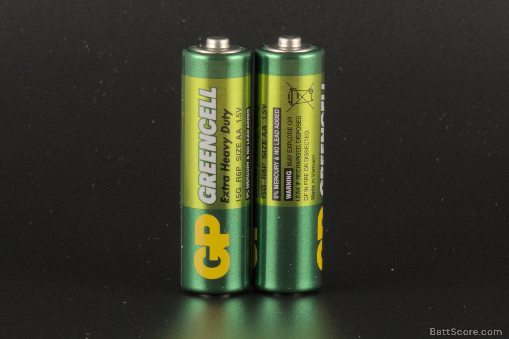 Extra Heavy Duty (GP Greencell) AA Zinc-carbon