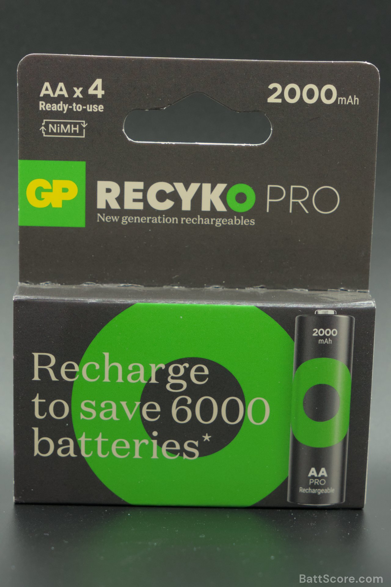Recyko Pro (GP) AA NiMH 2000mAh