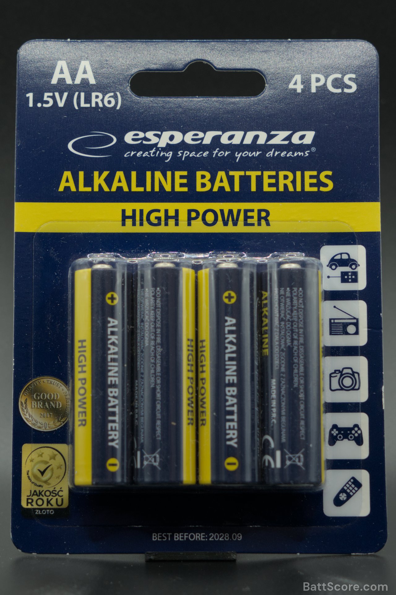 High Power (Esperanza) AA Alkaline